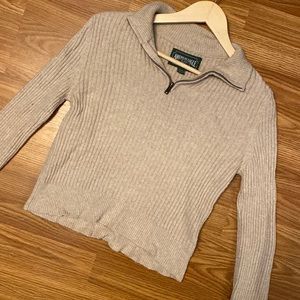 American Eagle quarter zip sweater